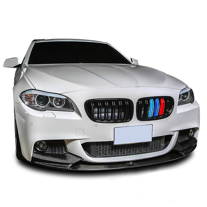 2011-2016 BMW F10 M Performance Style Front Bumper Lip (Carbon Fiber)
