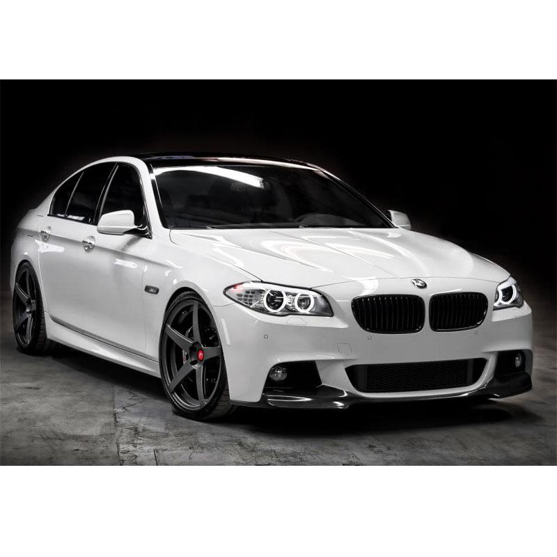 2011-2016 BMW F10 V Style Front Bumper Lip (Carbon Fiber)