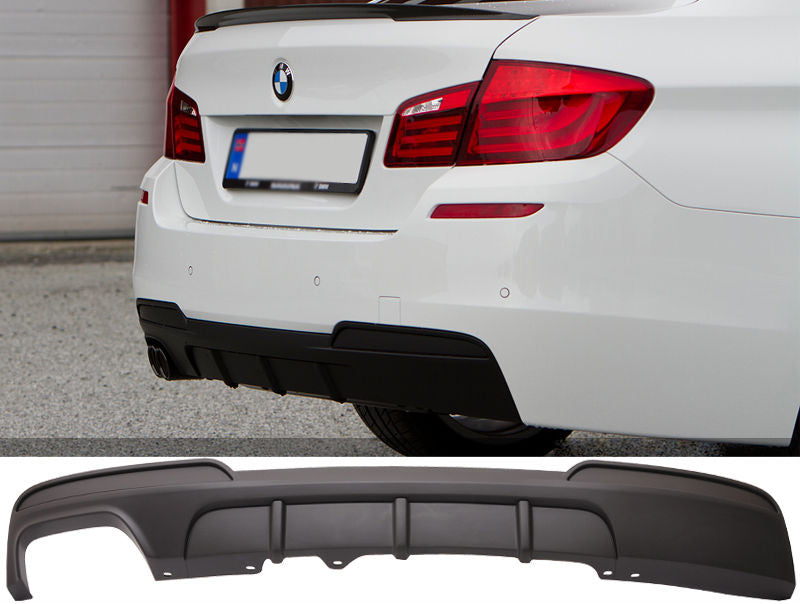 2011-2016 BMW F10 5 Series Rear Diffuser M Performance Style (Single Outlet)