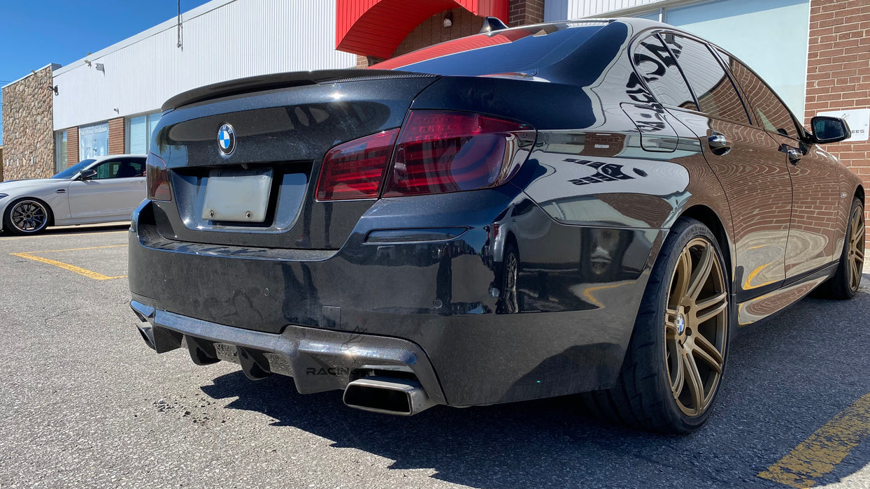 2011-2016 BMW F10 5 Series Rear Diffuser DTM Style (Carbon Fiber ...
