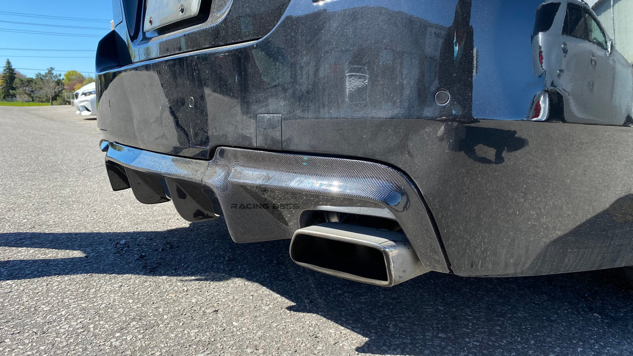 2011-2016 BMW F10 5 Series Rear Diffuser DTM Style (Carbon Fiber ...