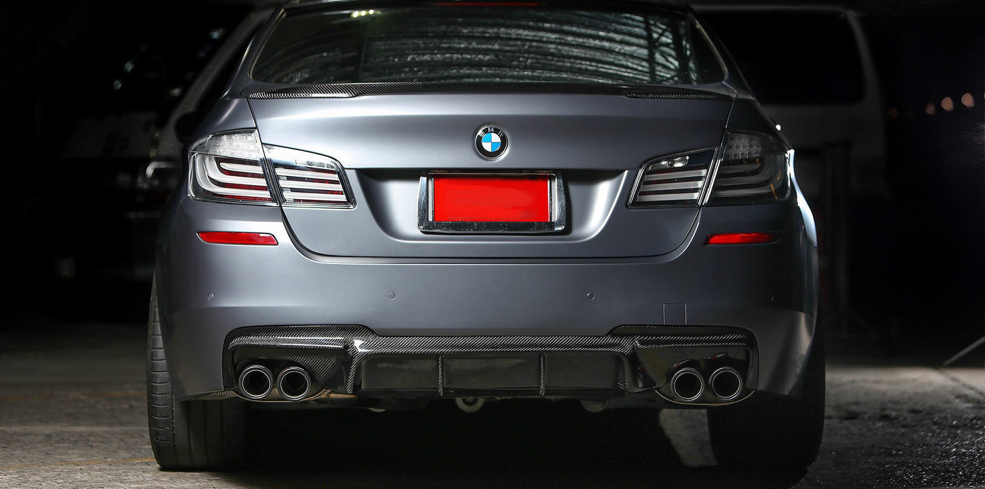 2011-2016 BMW F10 5 Series Rear Diffuser DTM Style (Carbon Fiber)