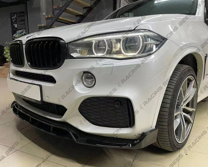 2014-2018 BMW F15 X5 GT Style Front Bumper Lip (Black)
