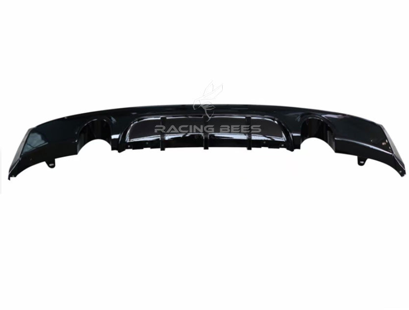 2014-2020 BMW F22/F23 2 Series Gloss Black Rear Diffuser M Performance Style (Dual Outlet)