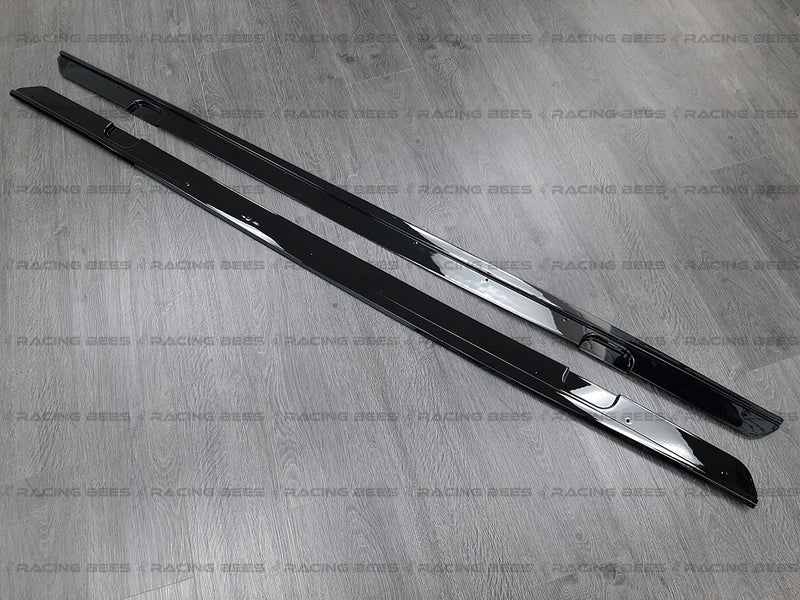 2014-2020 BMW F22/F23 2 Series M-Performance Style Side Skirt Extension (Black)