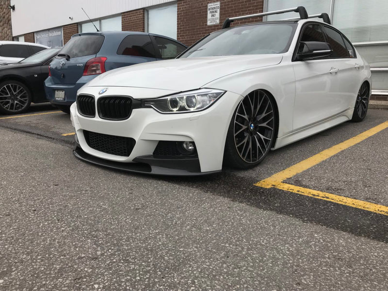 2012-2018 BMW F30 3 Series M-Performance Style Front Bumper Lip (Carbon Fiber)