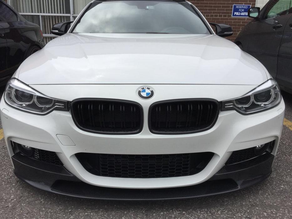 2012-2018 BMW F30 3 Series M-Performance Style Front Bumper Lip (Carbon Fiber)