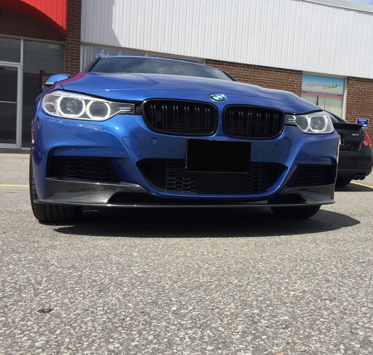 2012-2018 BMW F30 3 Series M-Performance Style Front Bumper Lip (Carbon Fiber)