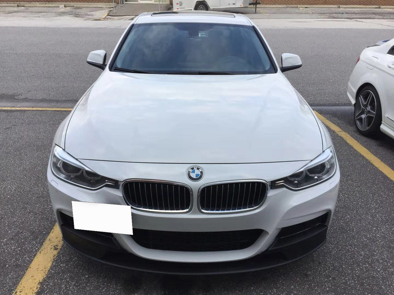 2012-2018 BMW F30 3 Series M-Performance Style Front Bumper Lip (Gloss Black-1 piece)