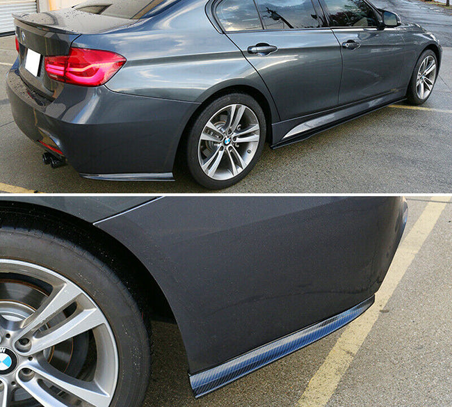 2012-2018 BMW F30 3 Series Rear Aprons PSM Style (Carbon Fiber)