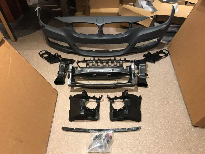 2012-2018 BMW F30 3 Series M-Tech/M-Sport Style Front Bumper Conversion