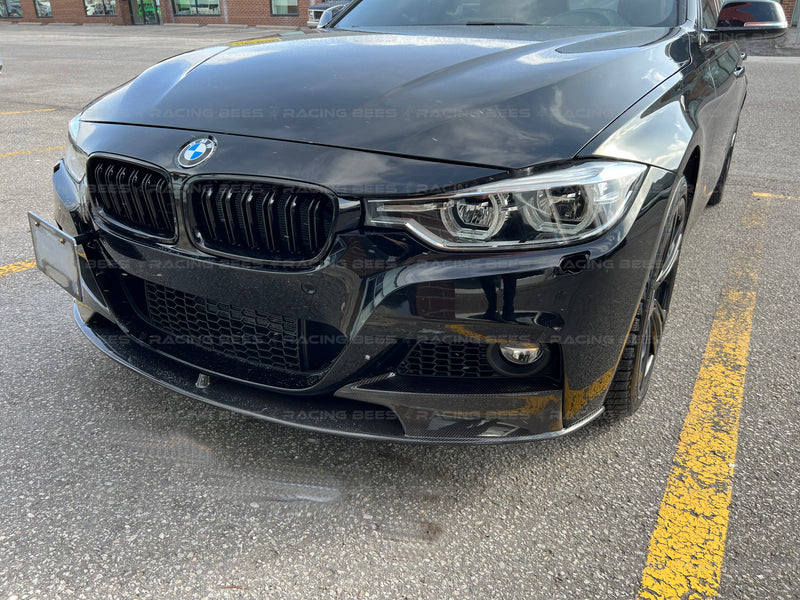2012-2018 BMW F30 3 Series M-Performance Style Front Bumper Lip (Carbon Fiber)