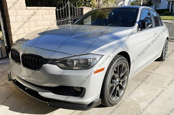 2016-2018 BMW F30 3 Series CS Style Front Bumper Lip (Black)