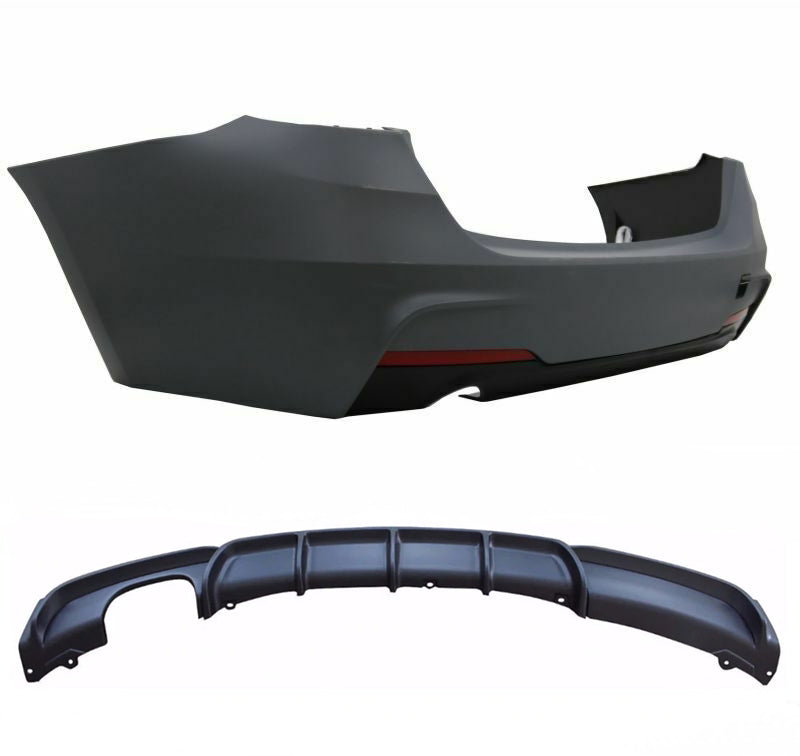 2012-2018 BMW F31 3 Series (Wagon) M-Sport Style Rear Bumper Conversion