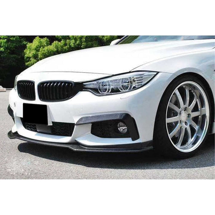 2014-2019 BMW F32/F33/F36 4 Series MAD Style Front Bumper Valence/Fog light Trim (Carbon Fiber)