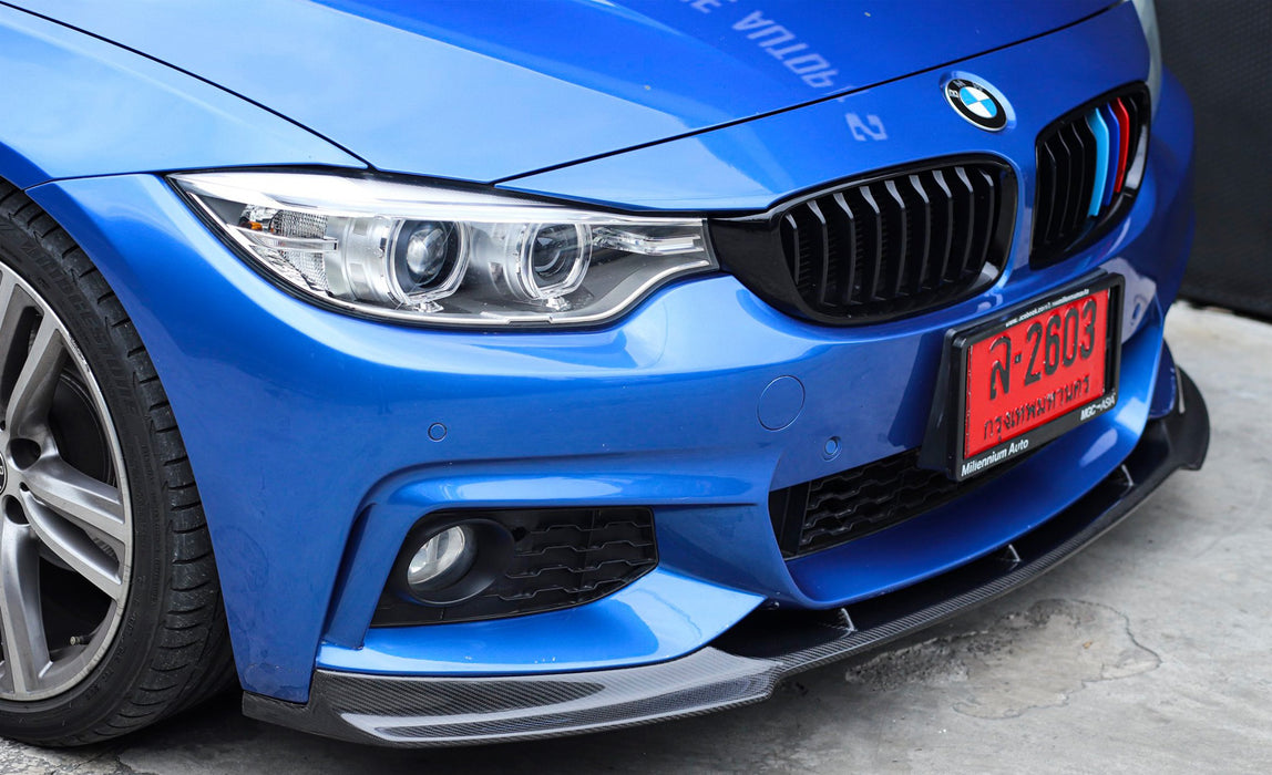 2014-2018 BMW F32/F33/F36 4 Series VFD Style Front Bumper Lip (Carbon Fiber)