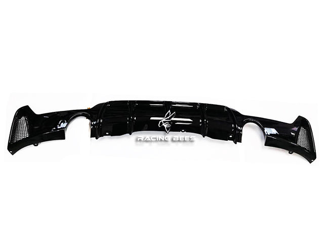 2014-2019 BMW F32 4 Series Gloss Black Rear Diffuser M Performance Style (Dual Outlet)