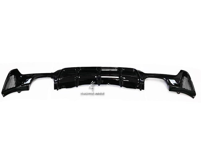 2014-2018 BMW F32 4 Series Gloss Black Rear Diffuser M Performance Style (Quad Outlet)