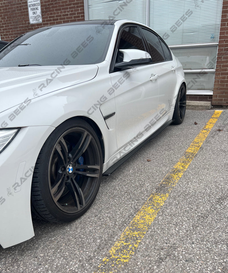 2015-2020 BMW F82/F83 M4 PSM Style Side Skirts (Black)