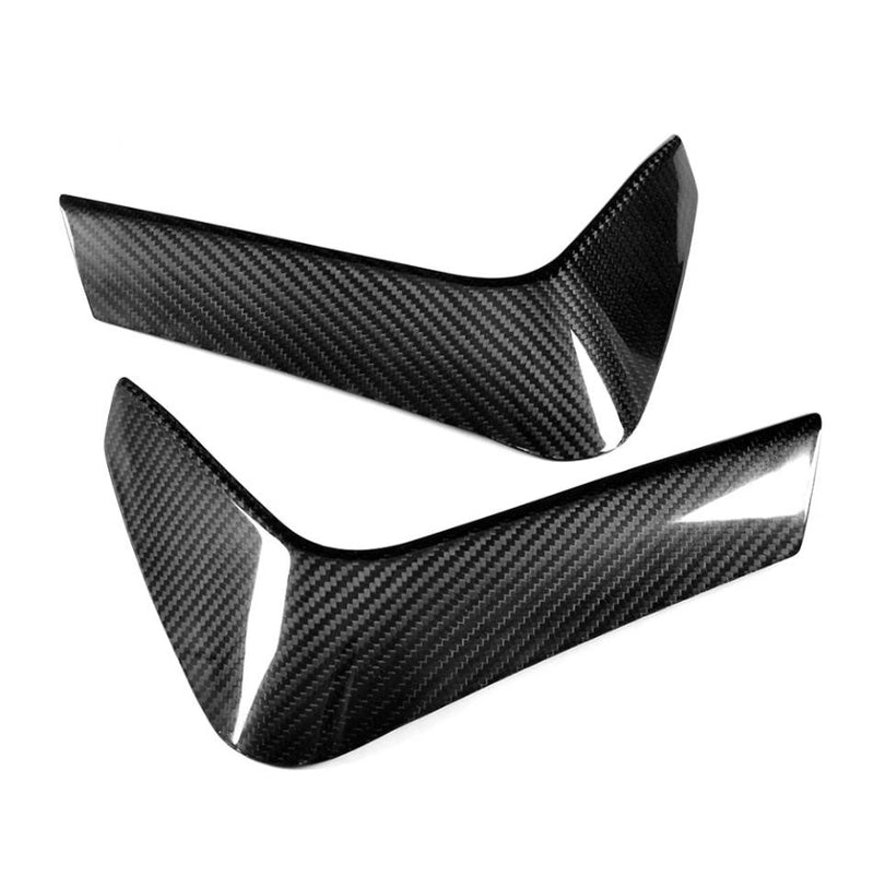 2015-2020 BMW F80/F82 M3/M4 Rear Bumper Insert Covers (Carbon Fiber)