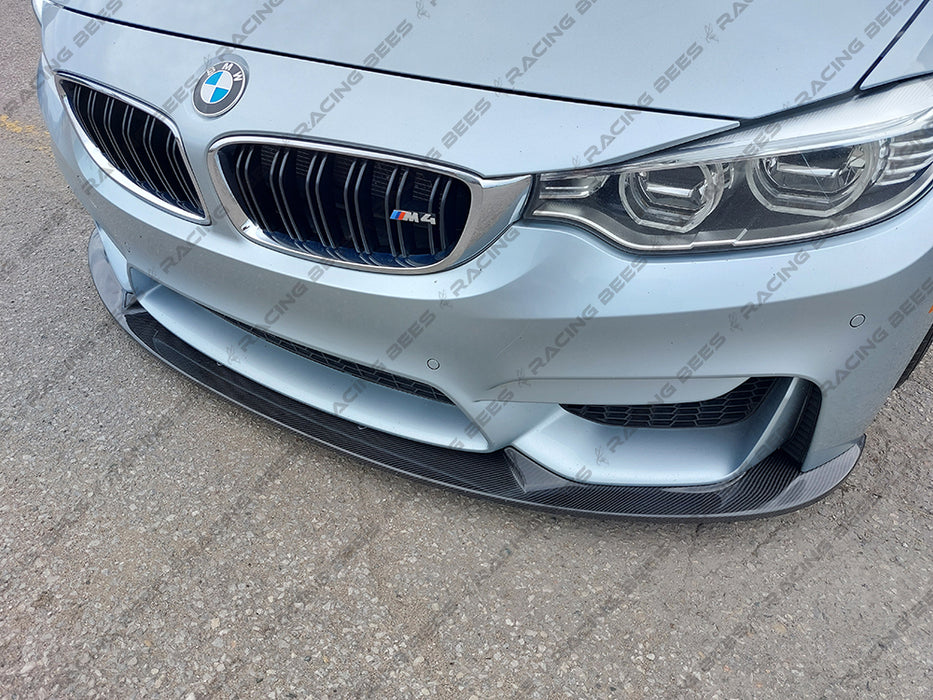 2015-2020 BMW F80/F82 M3/M4 3D Style Front Bumper Lip (Carbon Fiber)
