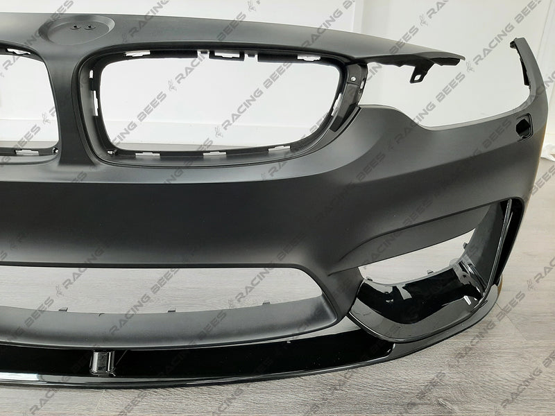 2015-2019 BMW F80/F82 M3/M4 M-Performance Style Front Bumper Lip (Black)