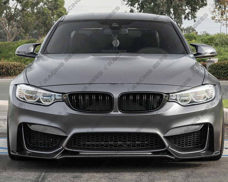 2015-2020 BMW F80/F82 M3/M4 VRS Style Front Bumper Lip (Carbon Fiber)
