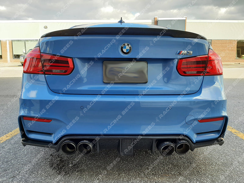 2015-2018 BMW F80/F82 M3/M4 KTS Style Rear Diffuser (Carbon Fiber)