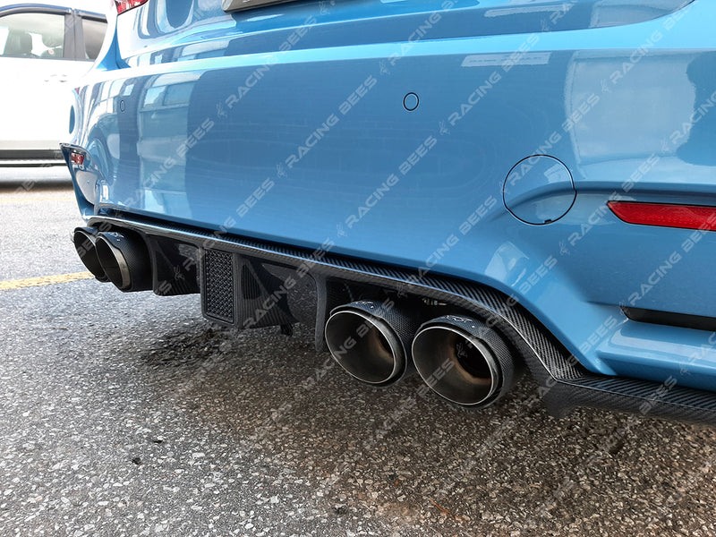 2015-2018 BMW F80/F82 M3/M4 KTS Style Rear Diffuser (Carbon Fiber)