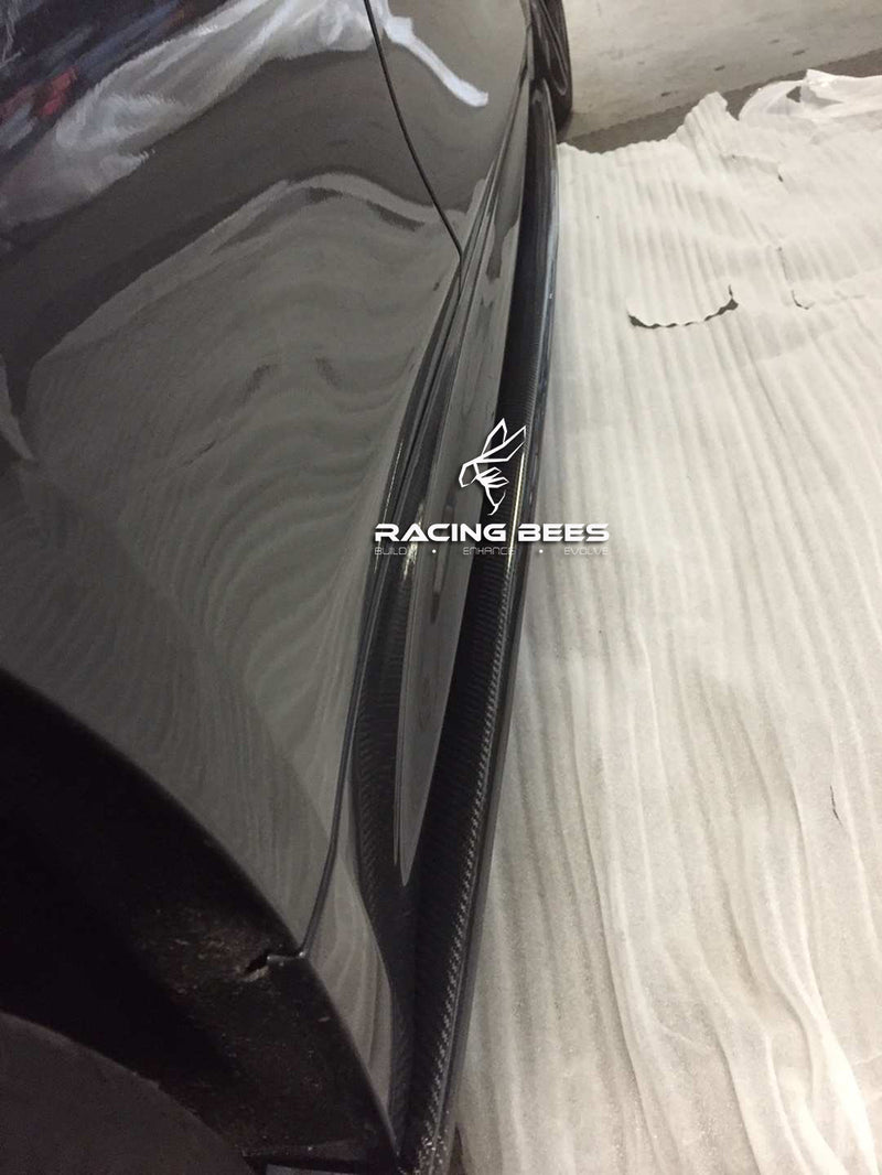 2014-2019 BMW F32/F33/F36 4 Series M-Performance Style Side Skirt Extension (Carbon Fiber)