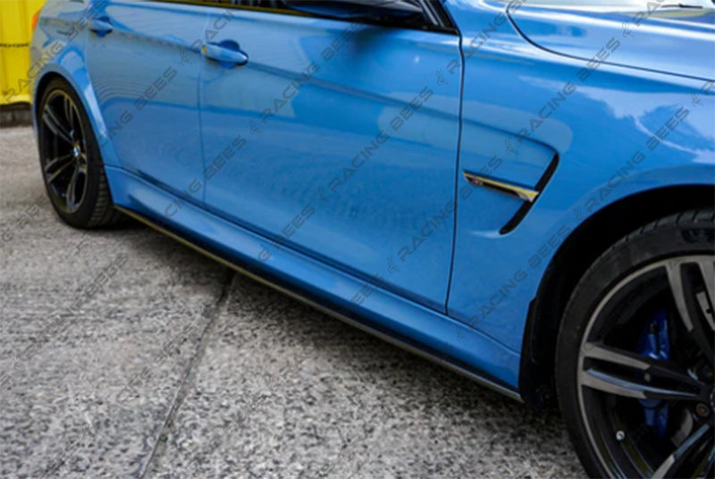 2015-2020 BMW F82/F83 M4 MP Style Side Skirts (Black)