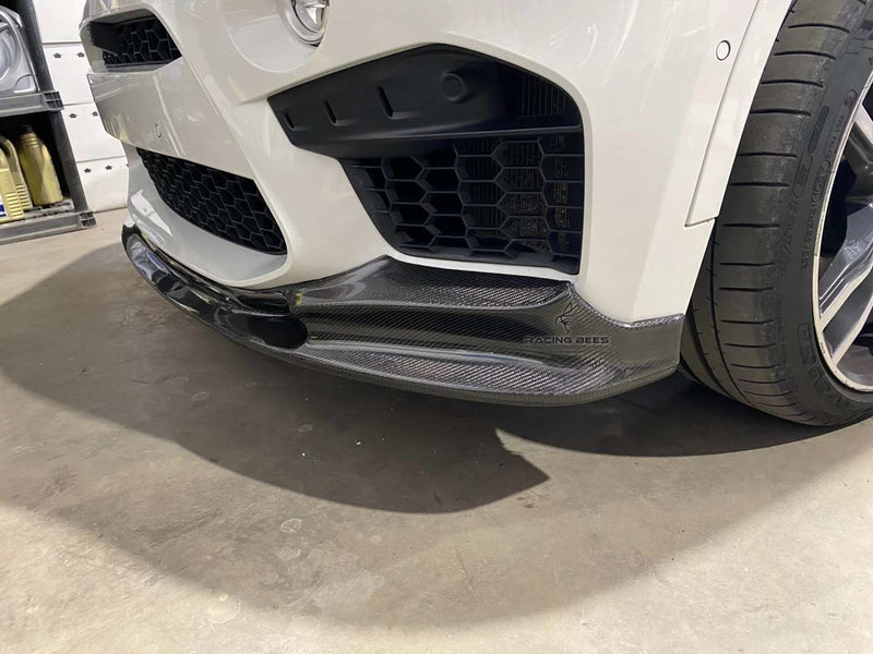 2014-2018 BMW F85/F86 X5M/X6M 3D Style Front Bumper Lip (Carbon Fiber)
