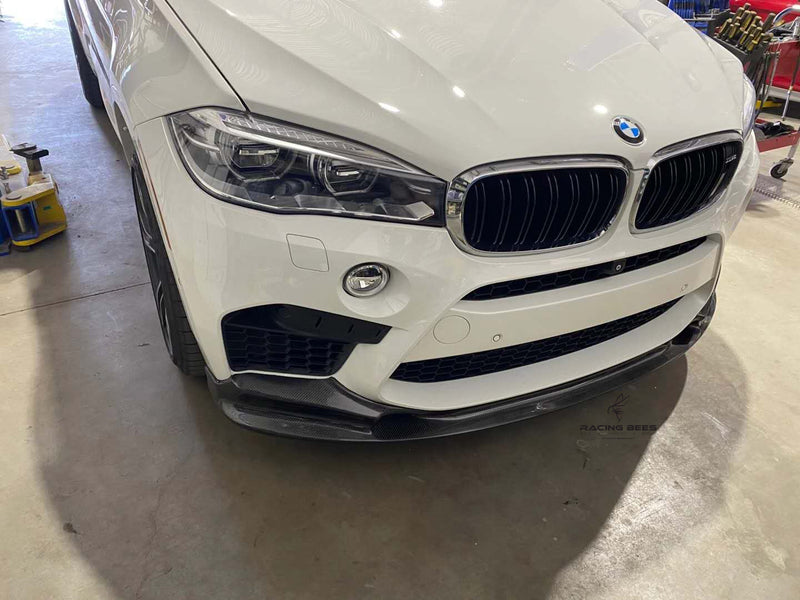 2014-2018 BMW F85/F86 X5M/X6M 3D Style Front Bumper Lip (Carbon Fiber)