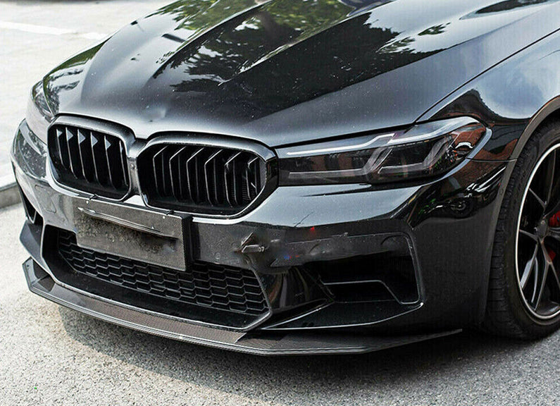 2021+ BMW F90 M5 V Style Front Bumper Lip (Carbon Fiber)