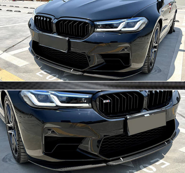 2021+ BMW F90 M5 ST Style Front Bumper Lip (Carbon Fiber)