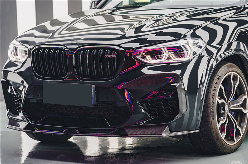 2019-2021 BMW F97/F98 X3M/X4M Pre-LCI M Style Front Bumper Lip (Carbon Fiber)