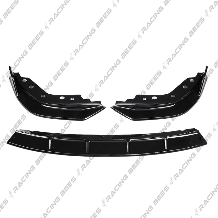 2019+ BMW G20 3 Series MX Style Front Bumper Lip (Black)