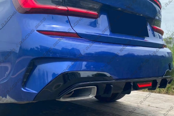 2019+ BMW G20 3 Series KB Style Rear Diffuser (Quad Outlet)