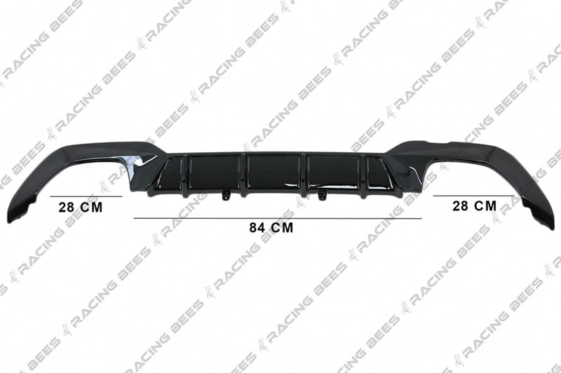 2019+ BMW G20 3 Series DTM Style Rear Diffuser (Quad Outlet)
