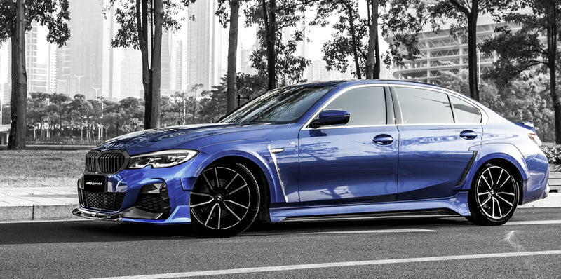 2019+ BMW G20 3 Series Akasaka Style Wide Body Fender Flares