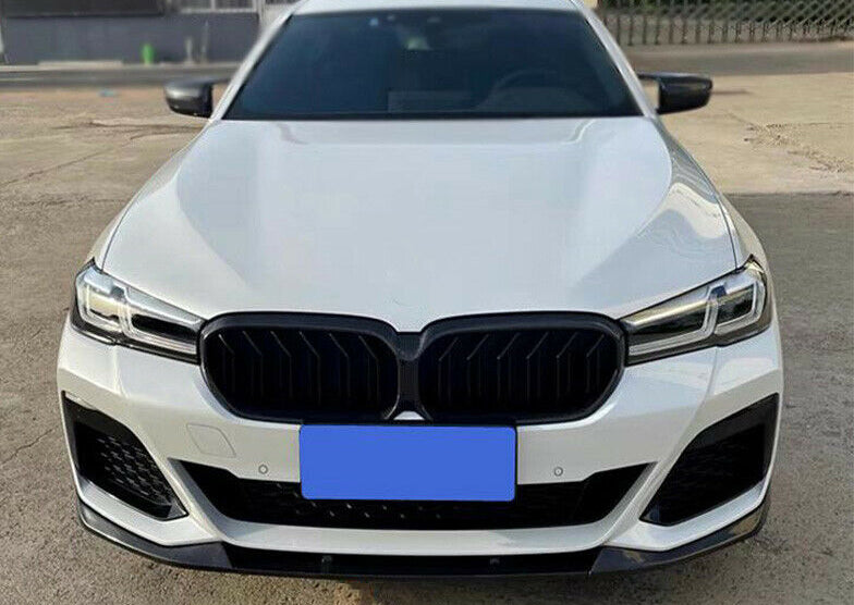 2021+ BMW G30 5 Series LCI Competition Style Front Bumper Lip (Black)