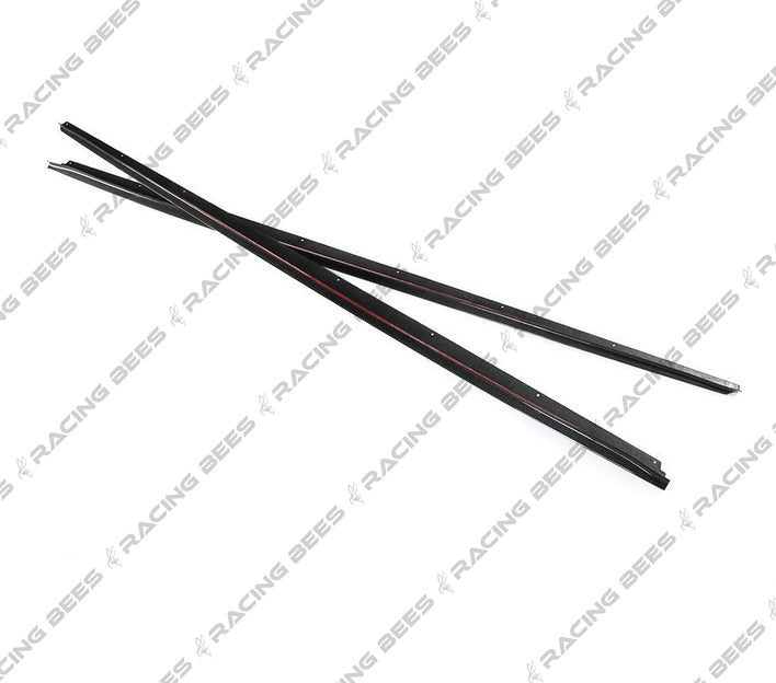 2017-2020 BMW F90 M5/G30 5 Series M-Performance Style Side Skirt Extensions (Carbon Fiber)
