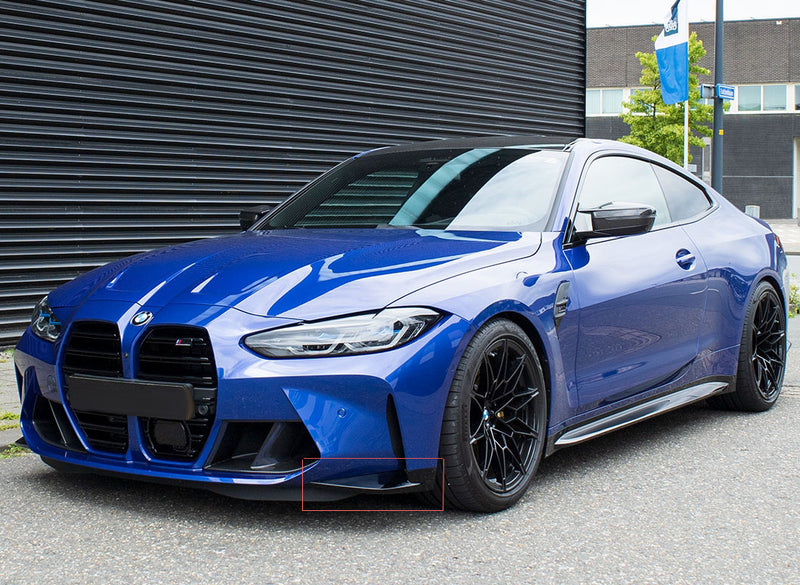 2021+ BMW G80/G82 M-Performance Style Front Bumper Splitter Replacements (Carbon Fiber)