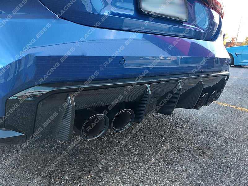 2021+ BMW G80/G82 M-Performance Style Rear Diffuser (Carbon Fiber)