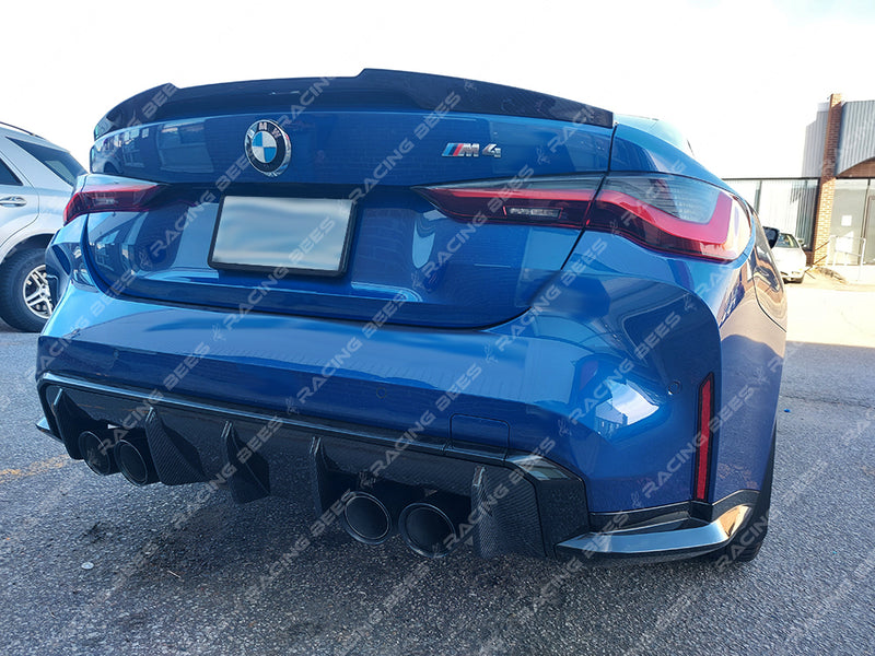 2021+ BMW G80/G82 M-Performance Style Rear Diffuser (Carbon Fiber)