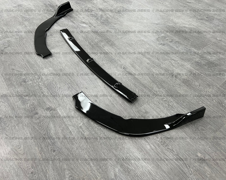 2018-2020 Toyota Camry SE Front Bumper Lip V Style (Black)