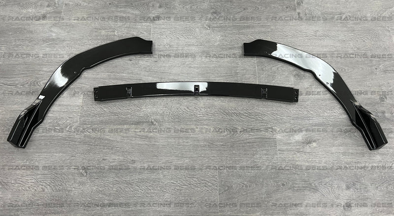2018-2020 Toyota Camry SE Front Bumper Lip V Style (Black)