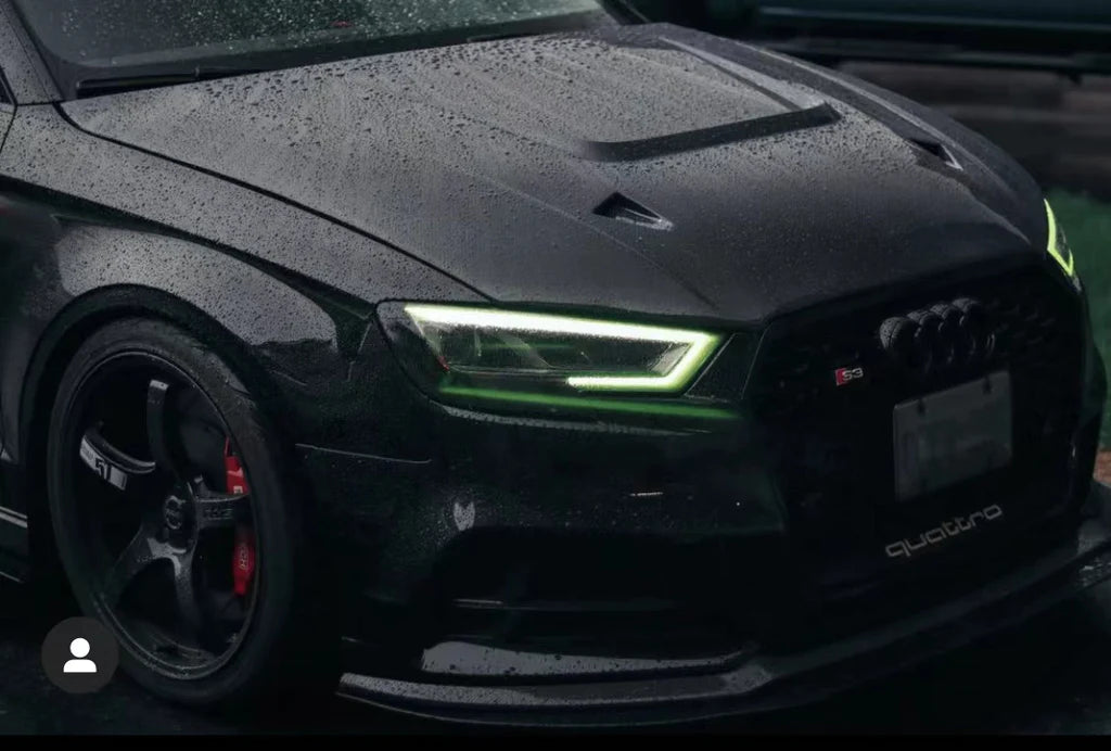 2014-2020 Audi A3/S3/RS3 CMST V4 Style Hood (Carbon Fiber)