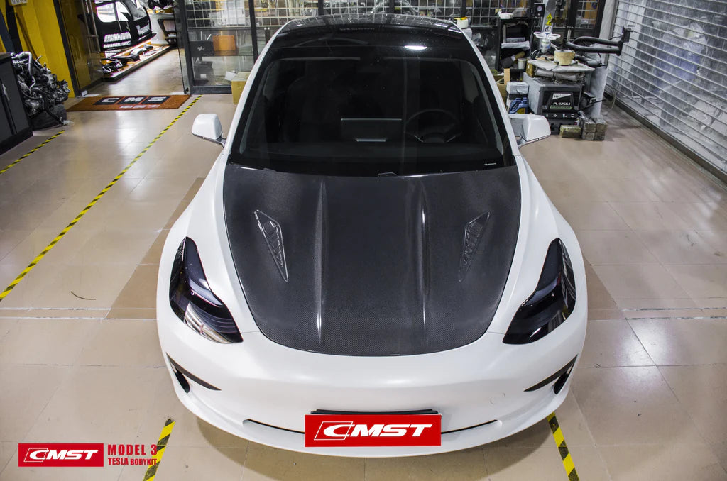 2017-2021 Tesla Model 3 CMST V2 Hood (Carbon Fiber)
