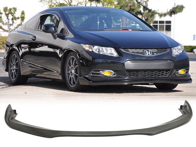 2012-2013 Honda Civic Coupe CS Style Front Bumper Lip